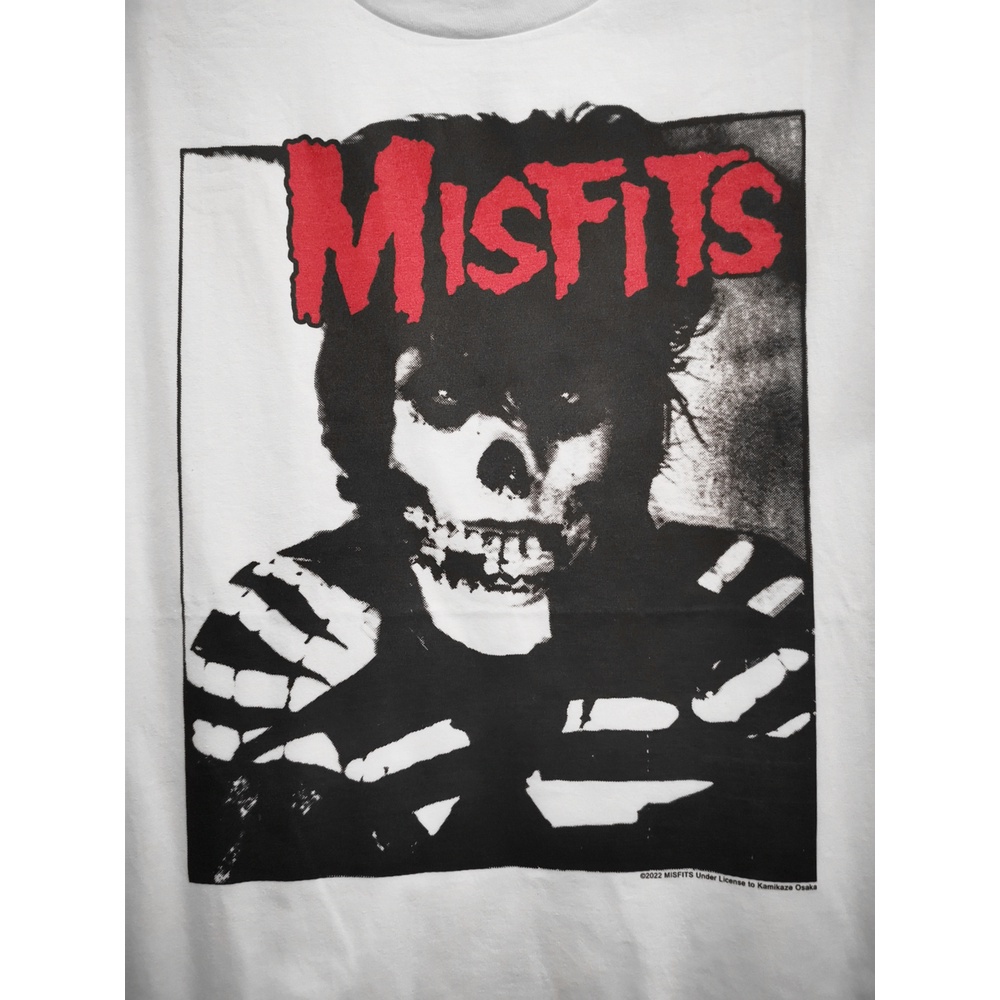 เสื้อยืดเสื้อวงนำเข้า-misfits-bones-skeleton-the-clash-ramones-hardcore-punk-rock-horror-psychobilly-style-vintage-57