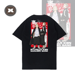 Tokyo Revengers T-shirt Anime Short Sleeve Tops Loose Mikey Draken Sano Manjiro Ryuguji Ken Tee Shirt Plus Size Ins_07
