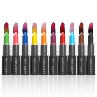 Fran Wilson Mood Matcher Lipstick แพคเกจใหม่ : ลิปมูด เปลี่ยนสี USA ลิปจูบไม่หลุด x 1 ชิ้น beautybakery