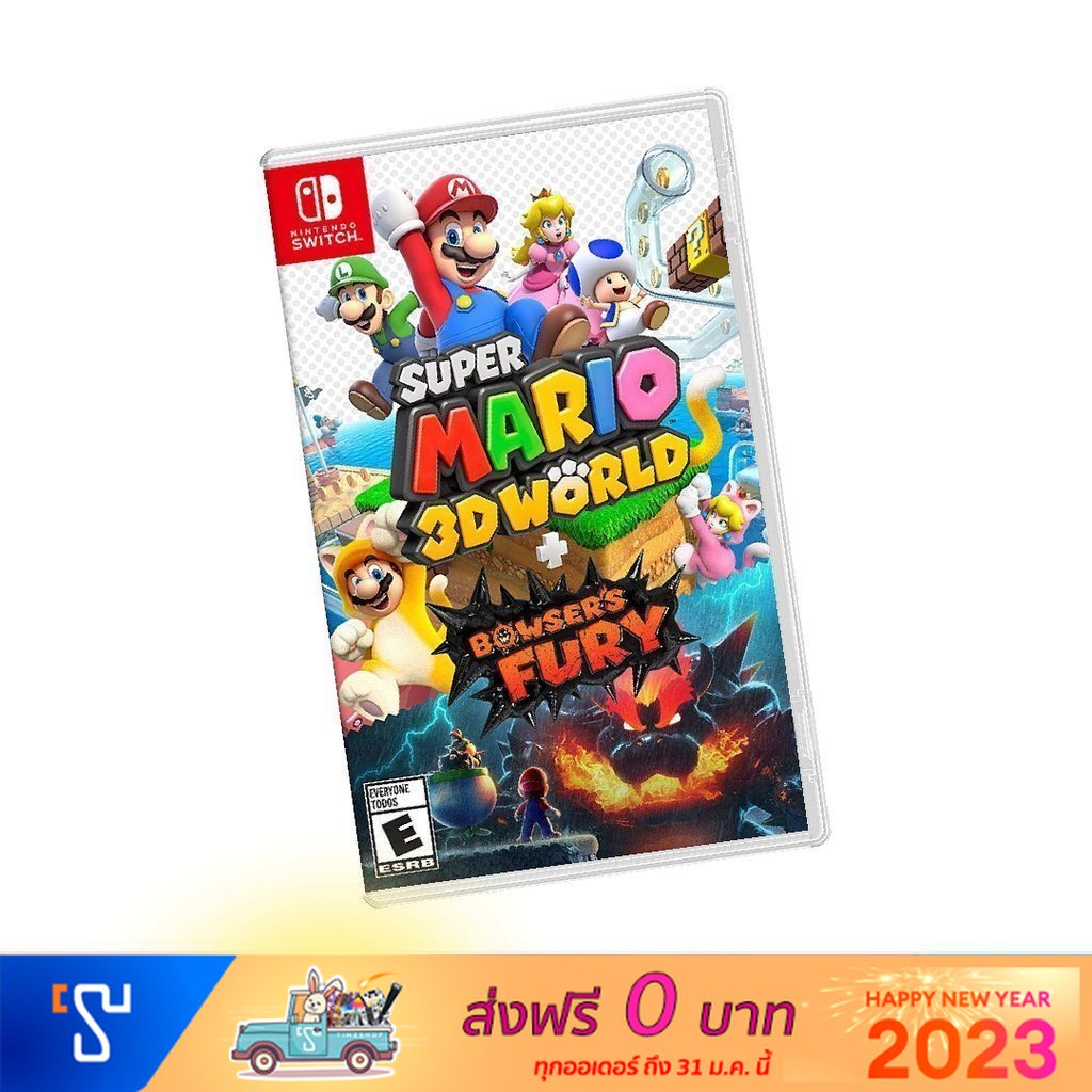 ภาพหน้าปกสินค้าNintendo Switch Game Super Mario 3D World + Bowser's Fury Zone Asia/English จากร้าน tinzshop บน Shopee