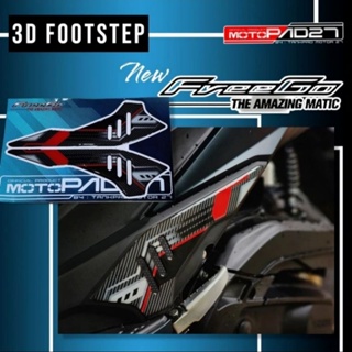 สติกเกอร์ Freego 2023 Footstep New Freego สําหรับติดตกแต่งรถยนต์ 125 2023