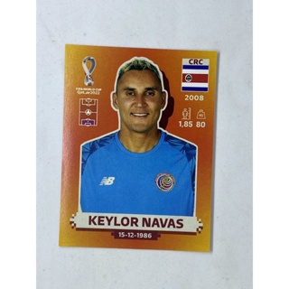 Keylor Navas สติ๊กเกอร์สะสม ฟุตบอลโลก Worldcup 2022 นักฟุตบอล Costa rica ของสะสมทีมฟุตบอล นักเตะ คอสตาริกา