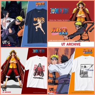 T-ShirtUniqlo UT ARCHIVE X เสื้อยืด ลายการ์ตูนอนิเมะวันพีช มังงะวันพีช S-5XL