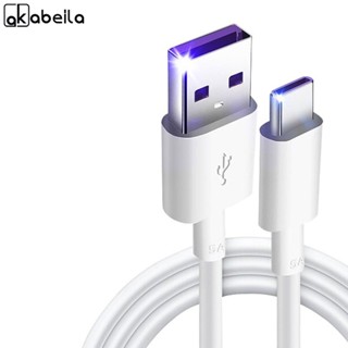 5A เตรียมจัดส่ง สายชาร์จ USB Type C ยาว 1เมตร /2เมตร สายชาจ Microusb สายชาร์จไมโคร Usb สายชาร์จไทป์ C