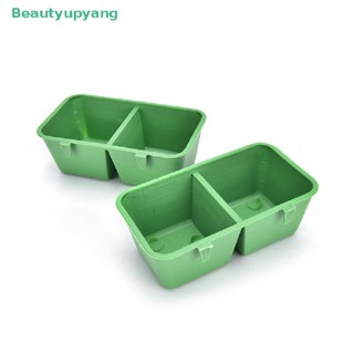 [Beautyupyang] 2 in 1 ถ้วยพลาสติก สําหรับใส่อาหารนกแก้ว กรงทราย