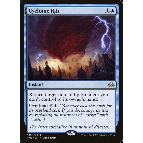 Cyclone Rift ชุด Return to Ravnica การ์ด MTG | Shopee Thailand