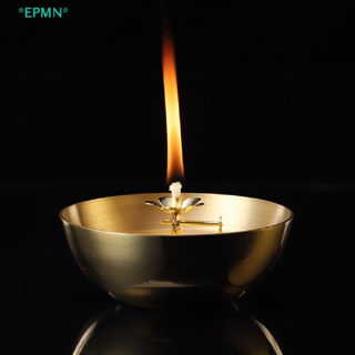 Epmn&gt; ใหม่ โคมไฟตะเกียง พร้อมขาตั้ง สําหรับวางเนย พระพุทธรูป