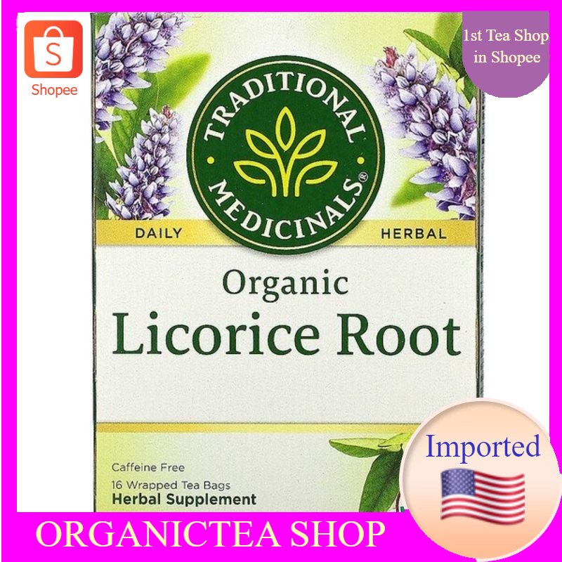 Traditional Medicinals, Organic Licorice Root, Caffeine Free, 16