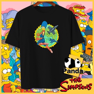 เสื้อยืด cotton The Simpsons T-Shirt Marvel Comics Shirt Iron Man TShirt Cotton Unisex Asian Size 7 Colors_07