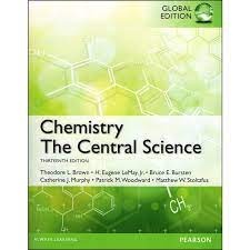 9781292057712 CHEMISTRY: THE CENTRAL SCIENCE (GLOBAL EDITION) **