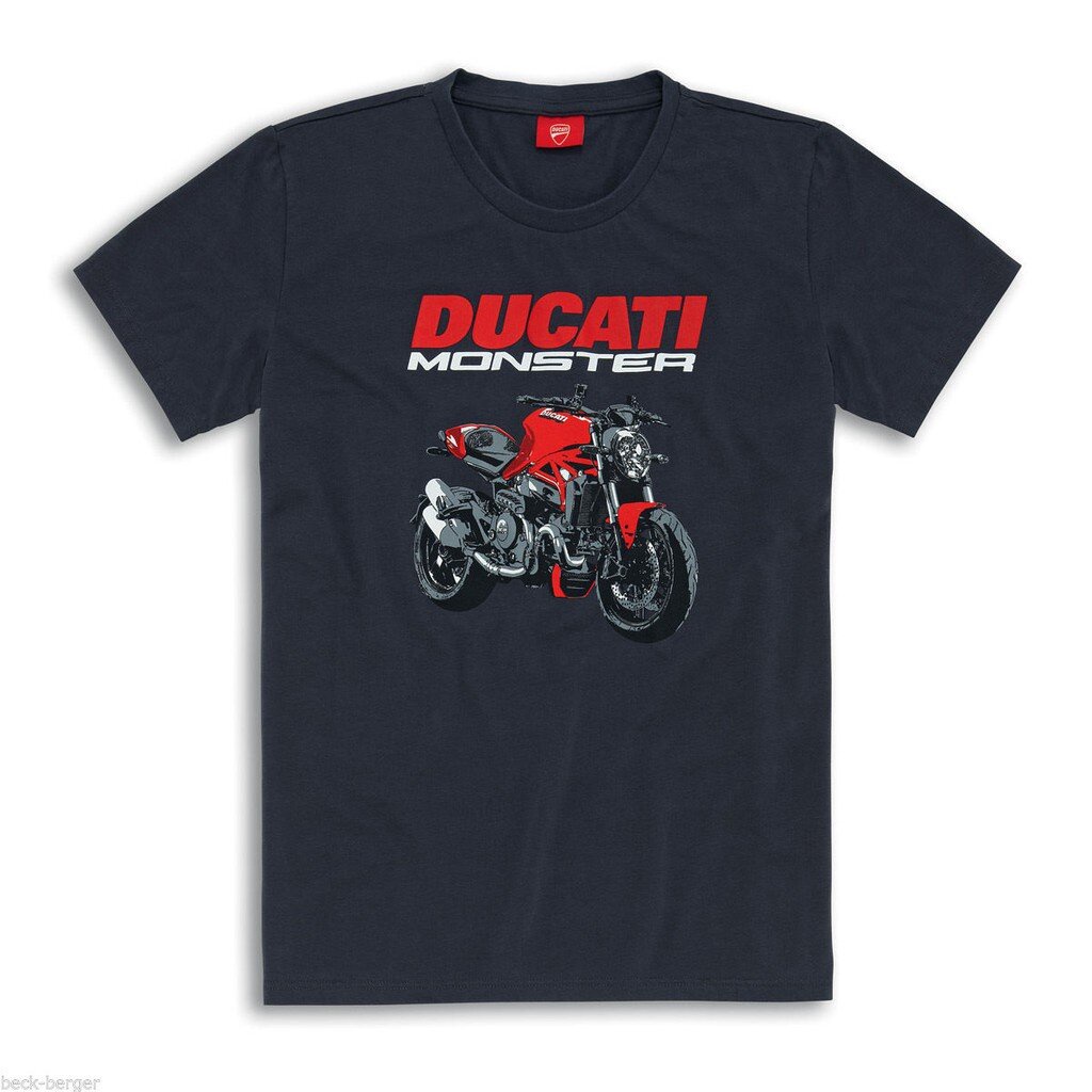 ราคาต่ำสุดเสื้อยืด-ผ้าฝ้าย-พิมพ์ลายกราฟฟิค-ducati-art-monster-821-1200-สีเทา-สําหรับผู้ชาย-kjl1-s-3xl