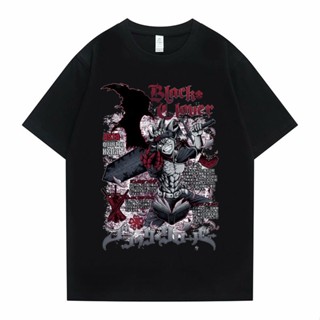 Vintage Shirt Women Anime Cartoon Asta Black Clover Graphic Print T-Shirt Men Fashion Manga Tees_01
