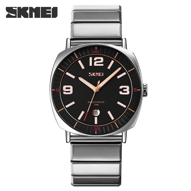 skmei-นาฬิกาข้อมือควอตซ์แฟชั่น-สายแสตนเลส-กันน้ํา-สําหรับบุรุษ