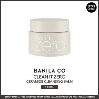 [NEW] BANILA CO CLEAN IT ZERO CERAMIDE CLEANSING BALM 100ML