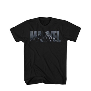 Graphics Printed Marvel Logo Black Panther Avengers Super Hero Adult Mens Graphic T-Shirt Tee_01