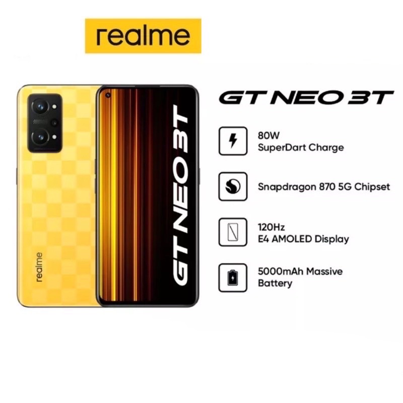 ภาพหน้าปกสินค้าRealme GT NEO 2 8/128GB Snapdragon 870 สมาร์ทโฟนเกมมิ่ง 120Hz NEO2  GT Master  GT 5G ผ่อน0% MobileCafe จากร้าน mobilecafe บน Shopee