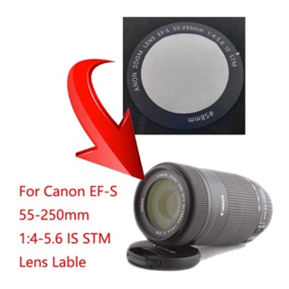 ใหม่ ฉลากแหวนแรงดันเลนส์ด้านหน้า สําหรับ Canon EF-S 55-250 มม. IS STM และ EF-S 55-250 มม. II