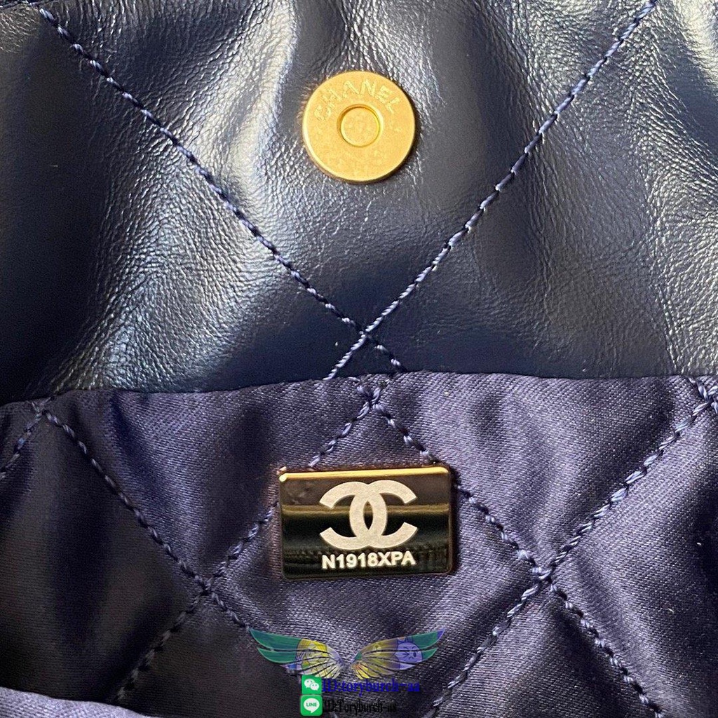 ch-mini-22-shopping-handbag-tiny-underarm-shopper-tote-drawstring-shoulder-hobo-tote