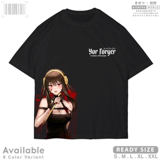 Yor FORGER SPY x FAMILY Anime T-Shirt - Japanese Waifu Character Distro Shirt x A3084 Kisetsu Tshirt_05