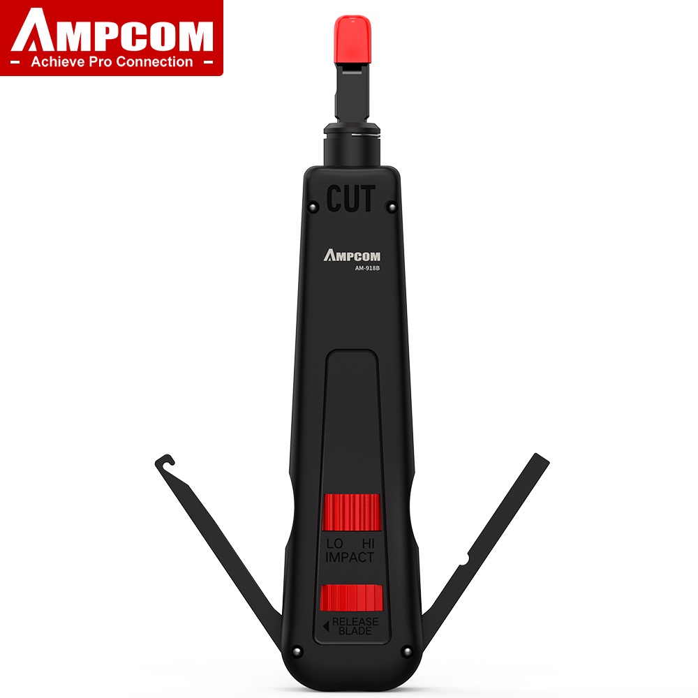 ampcom-เครื่องมือเจาะสายเคเบิลเครือข่าย-110-ประเภท-อเนกประสงค์-สําหรับแผงแพทช์โทรศัพท์