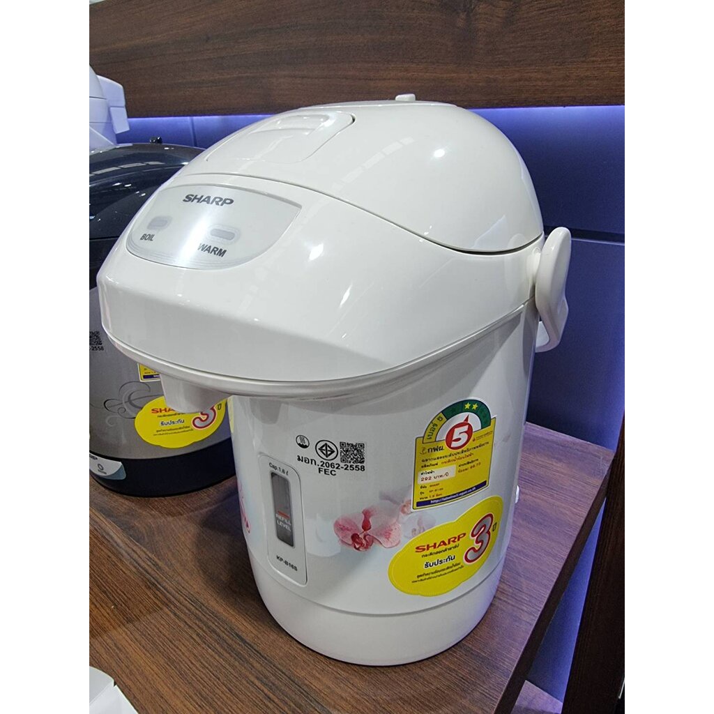 sharp-กระติกน้ำร้อน-manual-kp-b16s-ขนาด-1-6-ลิตร-รับประกัน-1-ปี-jar-pot-electric-kettle