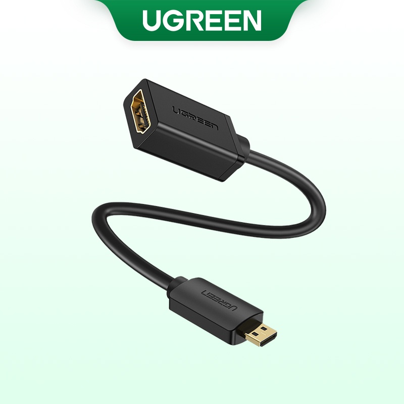 ภาพหน้าปกสินค้าUGREEN อะแดปเตอร์แปลง เชื่อมต่อ Micro HDMI ตัวผู้ เป็นตัวเมีย HDMI จากร้าน ugreen.th บน Shopee