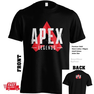 เสื้อยืด ผ้าฝ้าย พิมพ์ลายเกม Apex Legends Mobile Games สําหรับผู้ชายn_11