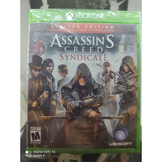 แผ่นแท้ Assassins Creed syndicate Limited edition US Xbox one ของใหม่ ยังไม่แกะซีล สินค้าดีไม่มีย้อมแมว
