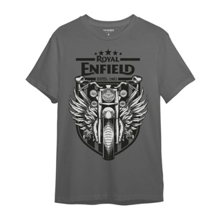 T-Shirtเสื้อเชิ้ต Royal ENFIELD สําหรับขี่รถจักรยานยนต์ S-5XL