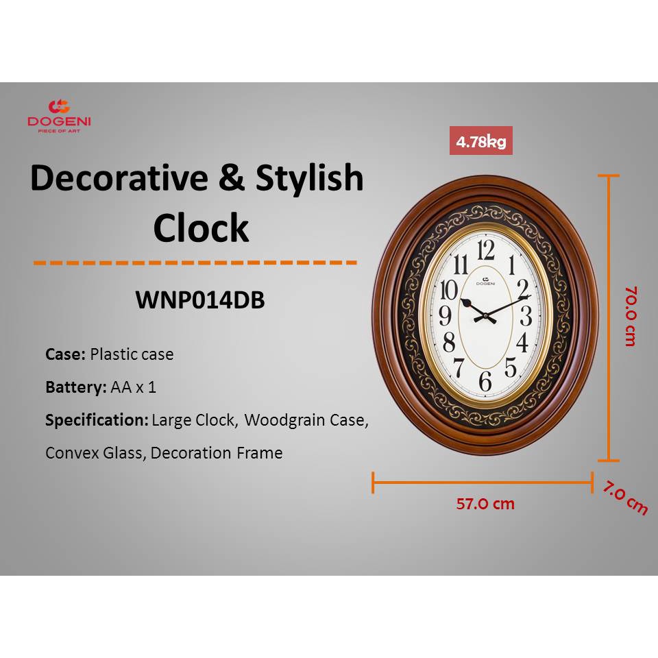 dogeni-นาฬิกาแขวน-รุ่น-wnp014db-นาฬิกาแขวนผนัง-นาฬิกาติดผนัง-นาฬิกาจัมโบ้-ดีไซน์เรียบหรู