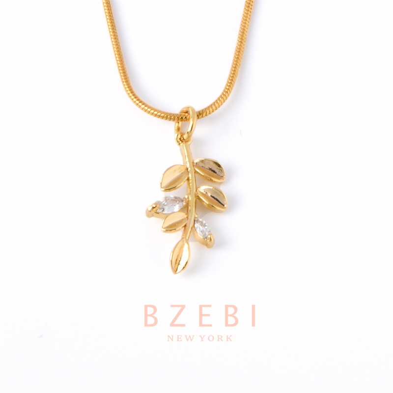 bzebi-สร้อยคอ-ทอง-ผู้หญิง-เพชร-ทองชุบ-สร้อยคอพร้อมจี้-ดีไซน์สวย-รุ่นงานสวยความยา-เครื่องประดับ-สําหรับผู้หญิง-498n