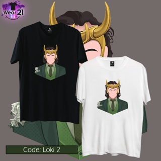 Loki 2 - Marvel - Avengers - Black/White T-Shirt - Unisex Men Women - A4 DTF Print_05
