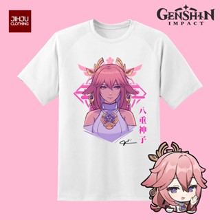 GENSHIN IMPACT YAE MIKO PREMIUM COTTON SHIRT_05