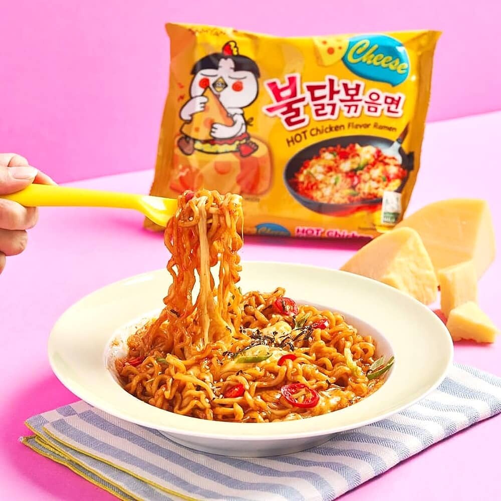 samyang-fire-cheese-flavored-chicken-ramen-noodles-multi-pack-140g-แพ็ค-x-5-ซอง-มาม่าเผ็ดเกาหลี-รสไก่ชีส