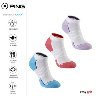 PING  SENCORCOOL SOCK  PING SOCK ถุงเท้าข้อสั้น