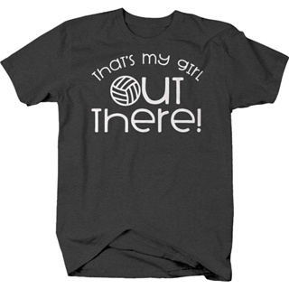 Thats my girl out there! Volleyball silhouette proud sports T Shirt for Men_01
