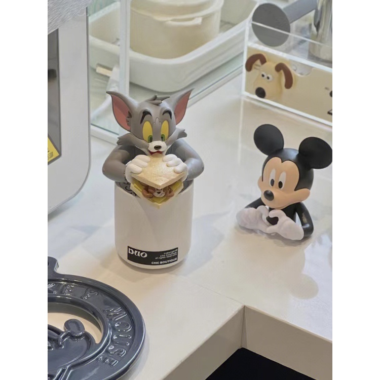 disney-พร้อมส่ง-ราคาประหยัด-ใหม่-ฟิกเกอร์มิกกี้-มินนี่เมาส์-สตูดิโอ-ขนาดเล็ก-สําหรับตกแต่งรถยนต์