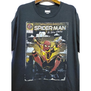 เสื้อยืด มือสอง ลายการ์ตูน Marvel ลาย Spiderman อก 42 ยาว 29
