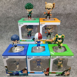 โมเดล My Hero Academia Set-X ขนาด 7 Cm งานสวย น่ารัก  มิโดริยะ บาคุโก โทโดโรกิ ทสึยุ และ เทนยะ ราคาถูก พร้อมส่ง