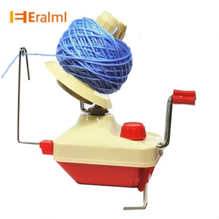 Eralml เครื่องม้วนผ้าขนสัตว์ไฟเบอร์ แบบใช้มือ สําหรับจักรเย็บผ้า งานฝีมือ Diy