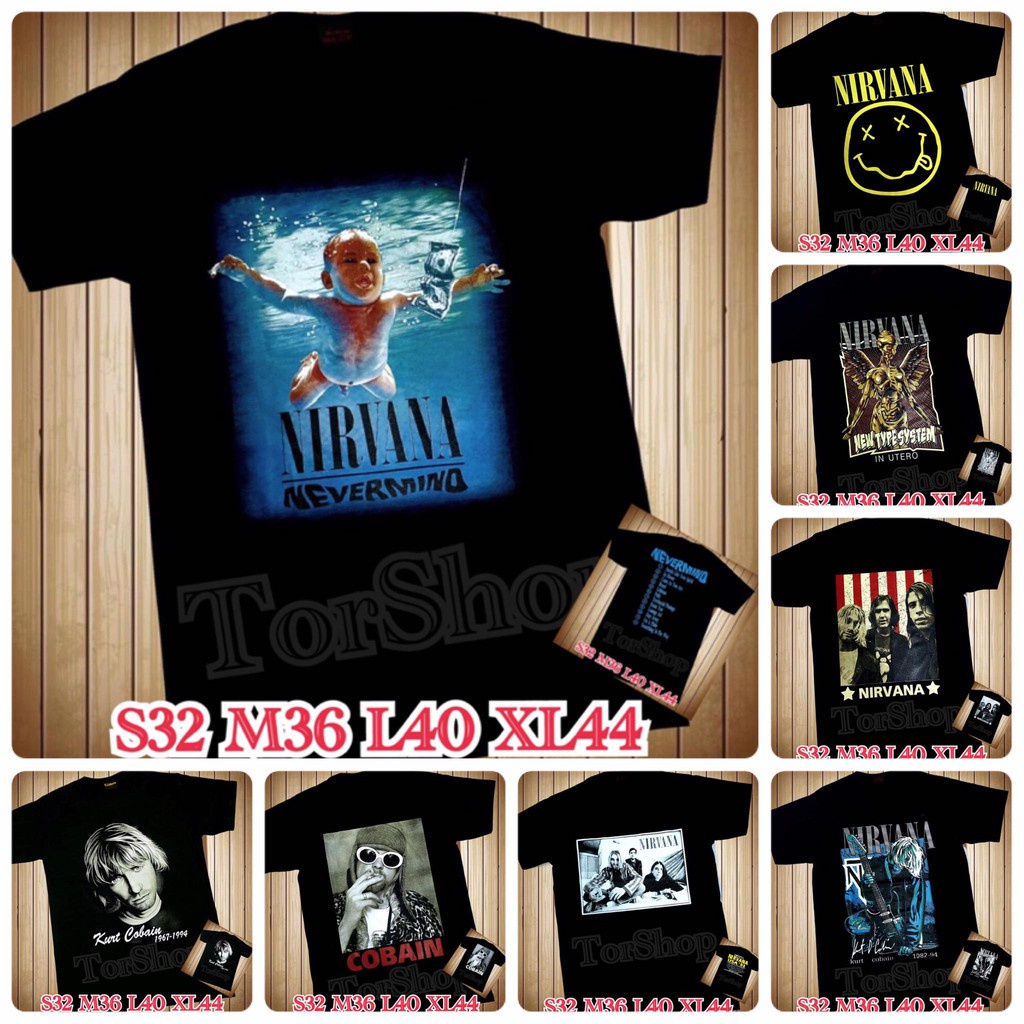 ปรับแต่งได้-เสื้อวง-nirvana-เสื้อวง-cobain-ไม่มีตะเข็บข้างลำตัว-57