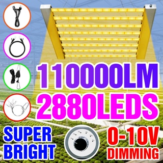 หลอดไฟ LED สําหรับปลูกพืชสเปกตรัม 110000Lm โคมไฟไฮโดรโปนิก ส่องสว่างสูง สําหรับปลูกต้นไม้