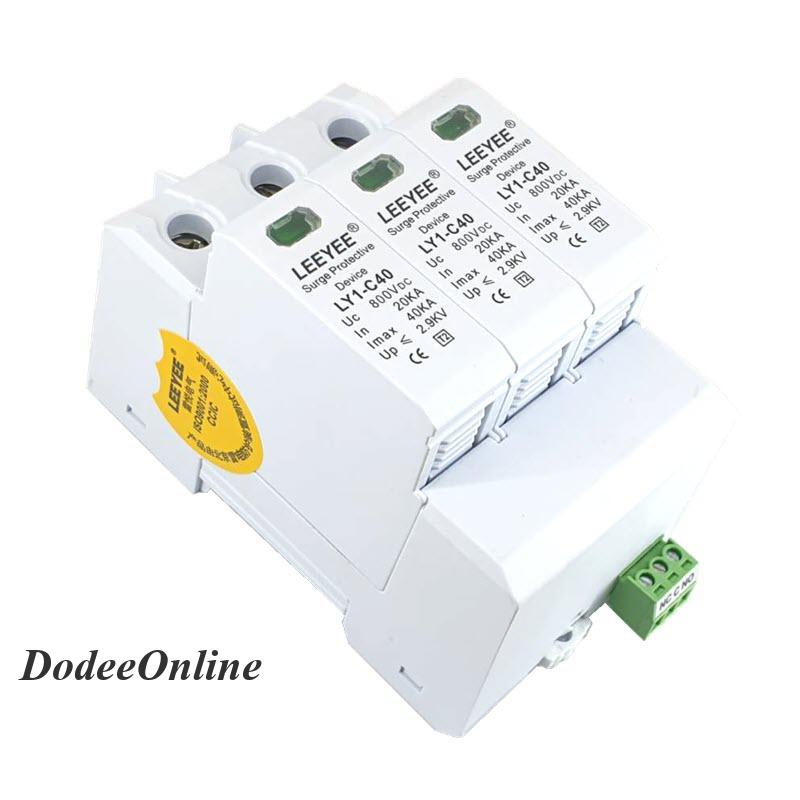 dc-surge-800v-signal-signal-dc-solar-surge-leeyee-ly1-c40-800v-อุปกรณ์ป้องกันฟ้าผ่า-ไฟกระชาก-dd