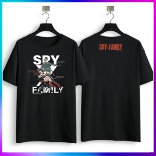 Ready Stock Printed t shirt unisex 100% cotton Spy X Family Shirt Anime  MangaLelaki sejuk cetak baju_05
