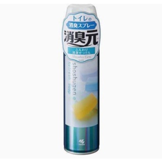 Kobayashi toilet deodorizing spray ฉีดฉีดดับกลิ่นห้องน้ำ shoshu gen refresh soap scent 280ml.