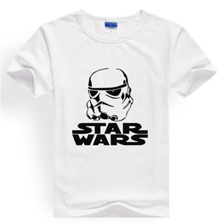 zl6F   นีออน   ต่อกัน Alimoo Star Wars เสื้อยืดท็อปส์ผ้าฝ้ายแขนสั้นฮิปฮอปผู้ชายพิมพ์ Men and Women Cotton T-shirt B_01
