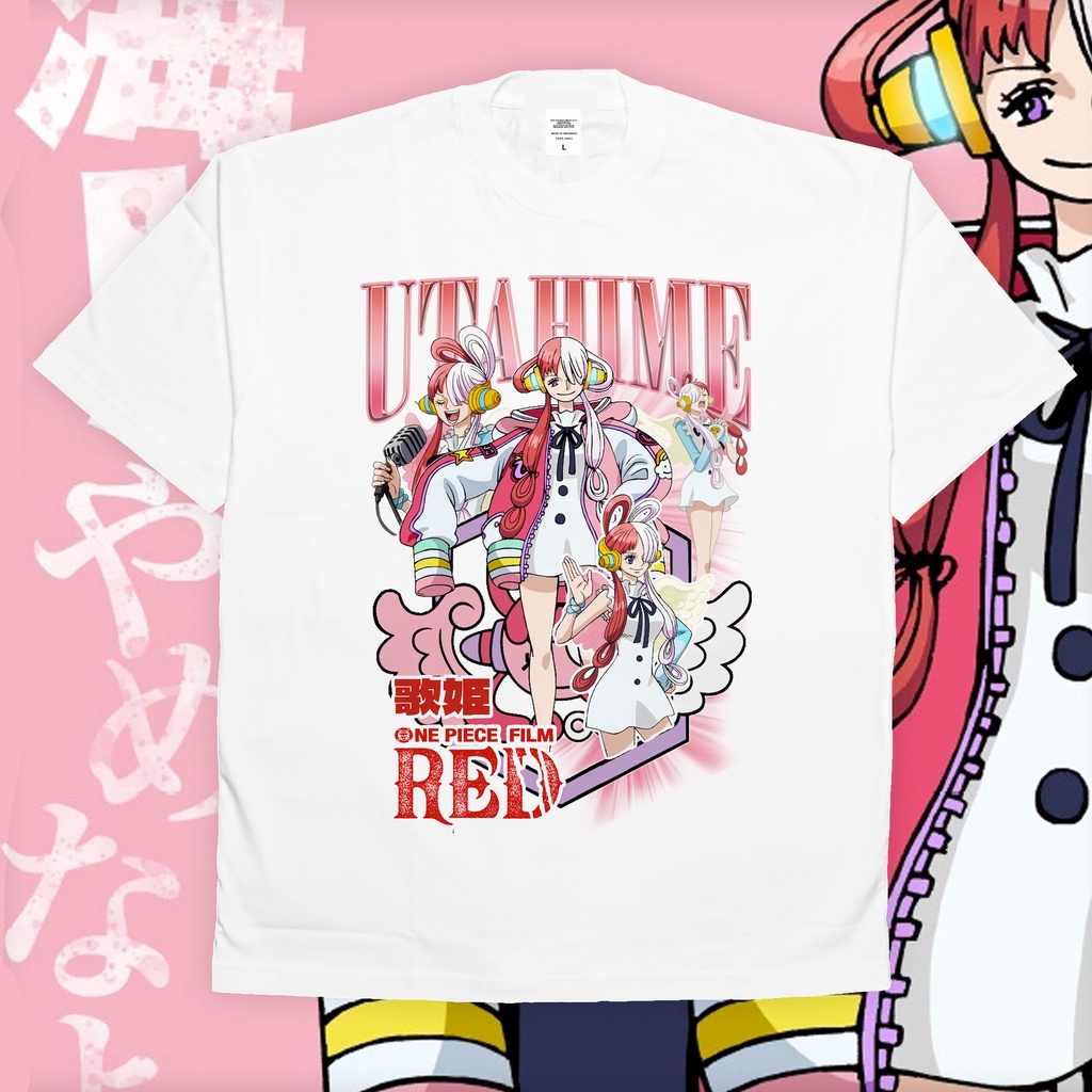 เสื้อยืดผ้าฝ้ายuta-hime-one-piece-red-film-home-tee-เสื้อยืด-สีแดงl-xl-xxl-3xlเสื้อยืด-57