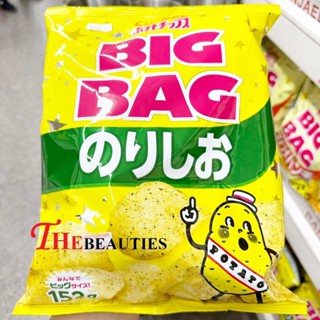 🔥🔥🔥   Calbee Potato Chips Flower Algae Salt Flavor 60g. / 152 G. Made in Japan คาลบี้ มันฝรั่งทอดกรอบ รสเกลือ สาหร่าย