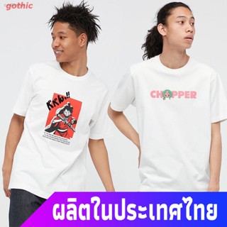 gothic ร์ตูนพิมพ์ฤดูร้อน ย์เสื้อยืด Anime T-shirt&gt;อะนิเมะแบรนด์ร่วม One Piece ONEPIECE เสื้อยืดผ้าฝ้ายพิมพ์ลายผู้ชา_57