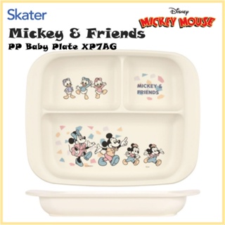 [SKATER] จาน PP ลาย Mickey&amp;Friends XP7AG สําหรับเด็กทารก